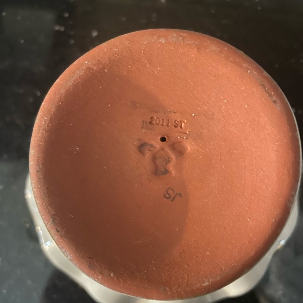 MacKenzie Childs Small Parchment Ceramic Compote - Rarest of the Rare! - Picture 8 of 16